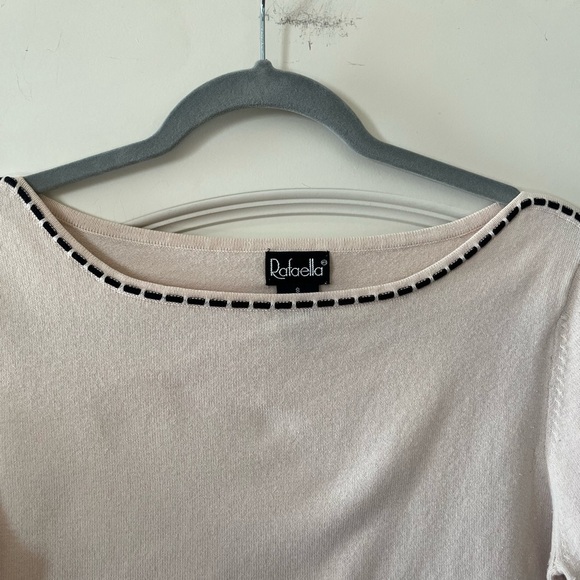 Rafaella Rich Cream Sweater Women’s Size Small - Picture 7 of 15